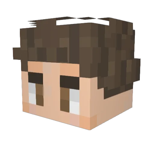 Gurra22 Minecraft avatar head, 3D render