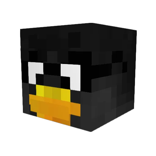 GurraBong Minecraft avatar head, 3D render