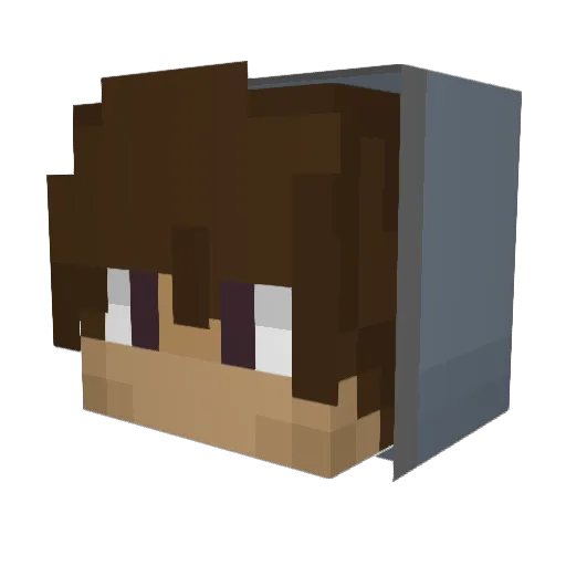 Gurra__ Minecraft avatar head, 3D render