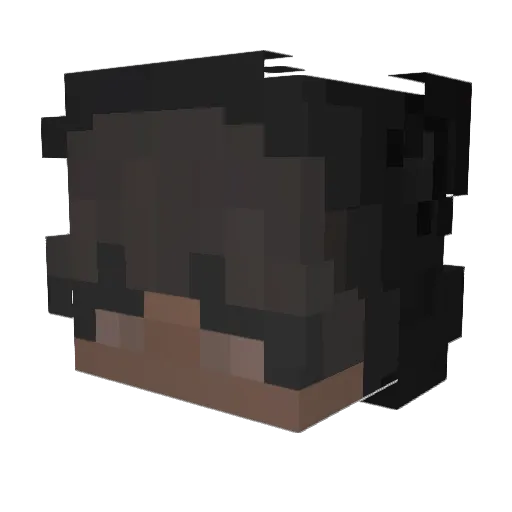 GurrajGrewal Minecraft avatar head, 3D render