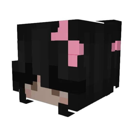 Gurrisch Minecraft avatar head, 3D render