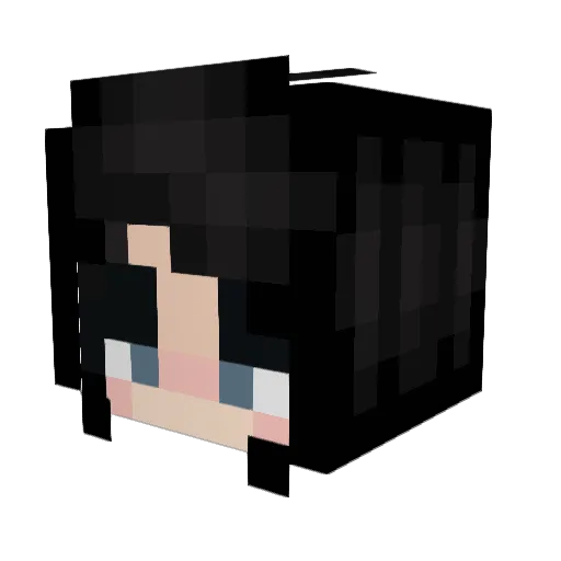 Gurrut Minecraft avatar head, 3D render