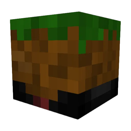 Gursers Minecraft avatar head, 3D render