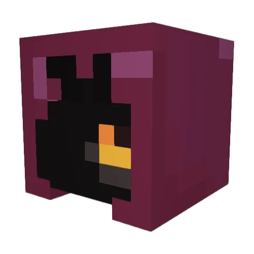 Gurt_OS Minecraft avatar head, 3D render