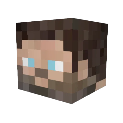 Gurtistan Minecraft avatar head, 3D render