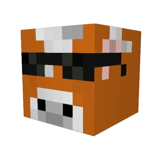 Gurtrude_5142 Minecraft avatar head, 3D render