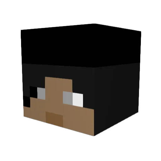 Guru_Jory Minecraft avatar head, 3D render