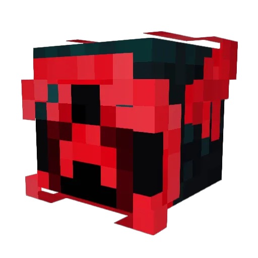 Gurujosch Minecraft avatar head, 3D render
