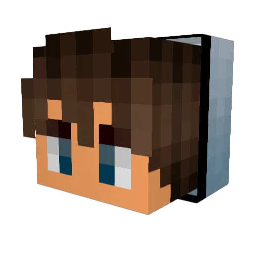 Gus_0104 Minecraft avatar head, 3D render