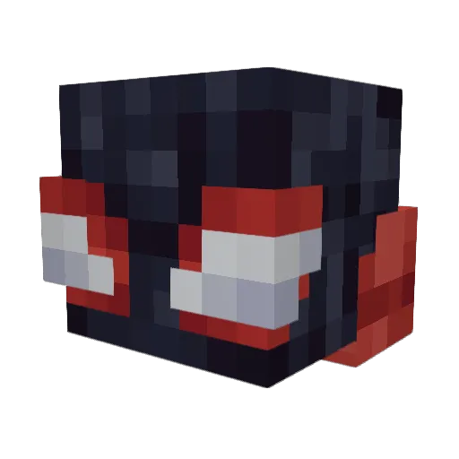 GushyB_ Minecraft avatar head, 3D render