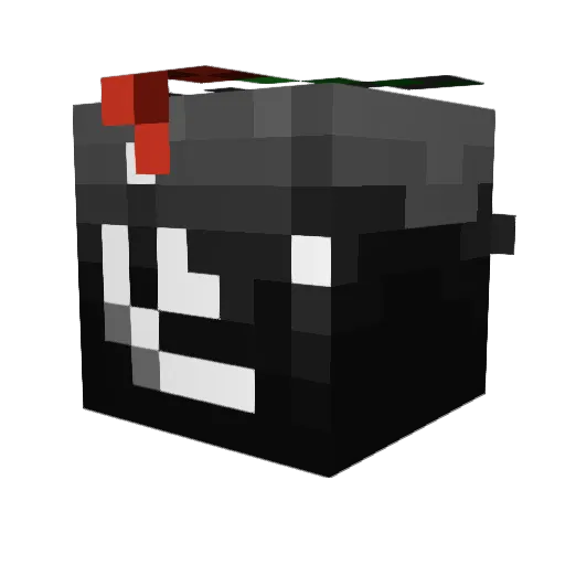 Gusic Minecraft avatar head, 3D render