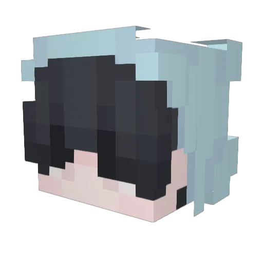 Gusiek33 Minecraft avatar head, 3D render