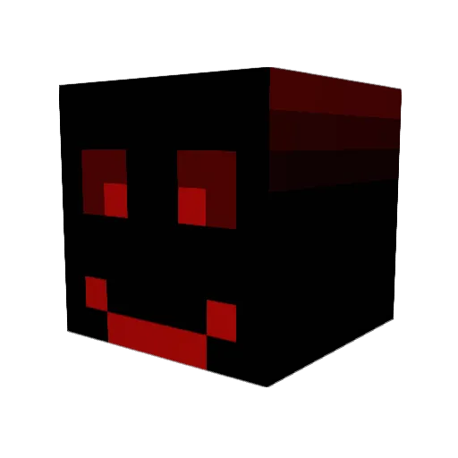 Gusoi Minecraft avatar head, 3D render