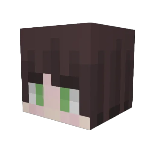 GussRodSav Minecraft avatar head, 3D render