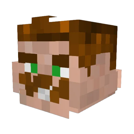 Gussi_2228 Minecraft avatar head, 3D render