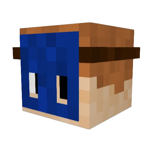 GustOfWind Minecraft avatar head, 3D render