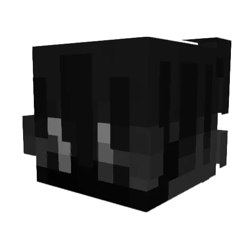 GustaRRLK Minecraft avatar head, 3D render