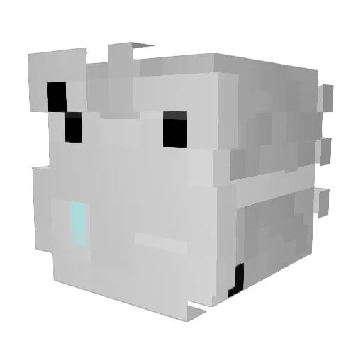 Gustaaaaaaa Minecraft avatar head, 3D render