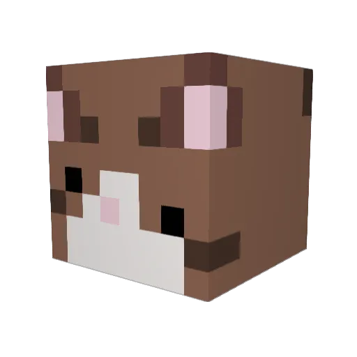 GustavMoritz Minecraft avatar head, 3D render