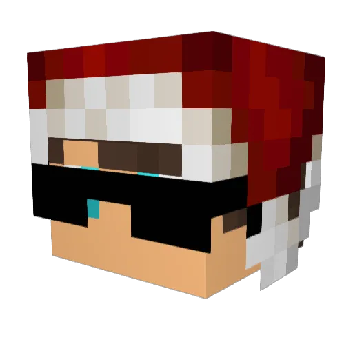 Gustavo04 Minecraft avatar head, 3D render