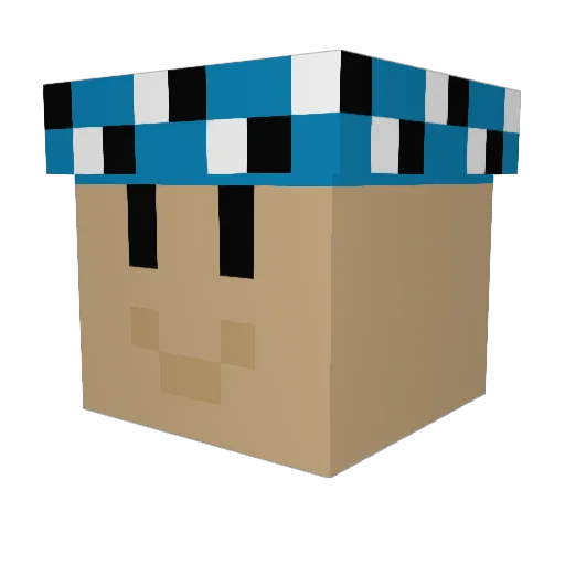 Gustavo091266 Minecraft avatar head, 3D render