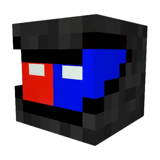 GustavoArruda Minecraft avatar head, 3D render