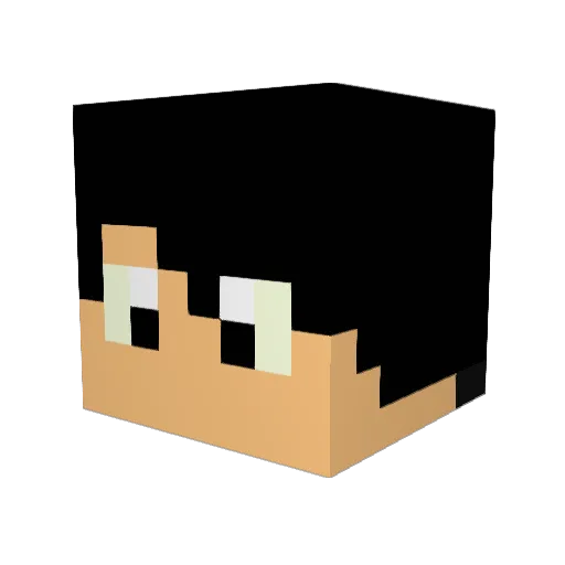 GustavoCNS Minecraft avatar head, 3D render