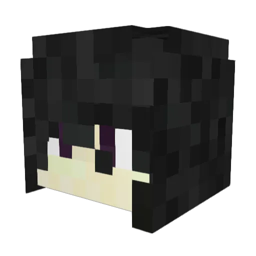 GustavoGoten Minecraft avatar head, 3D render