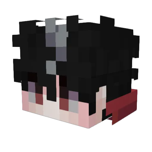 GustavoMR Minecraft avatar head, 3D render