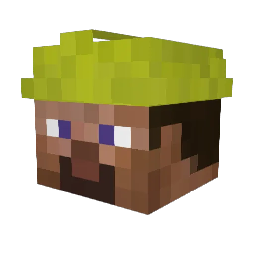 Gustavo_g4mer Minecraft avatar head, 3D render