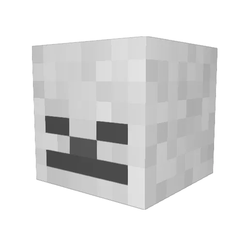GustiDaGoat Minecraft avatar head, 3D render