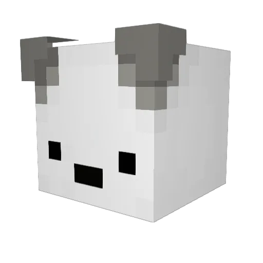 GustiiXz Minecraft avatar head, 3D render