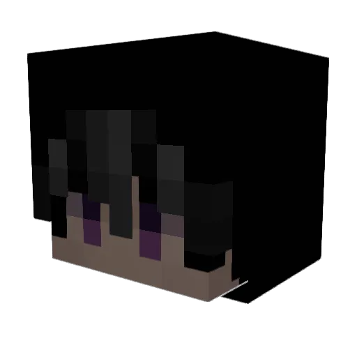 Gustly_1 Minecraft avatar head, 3D render
