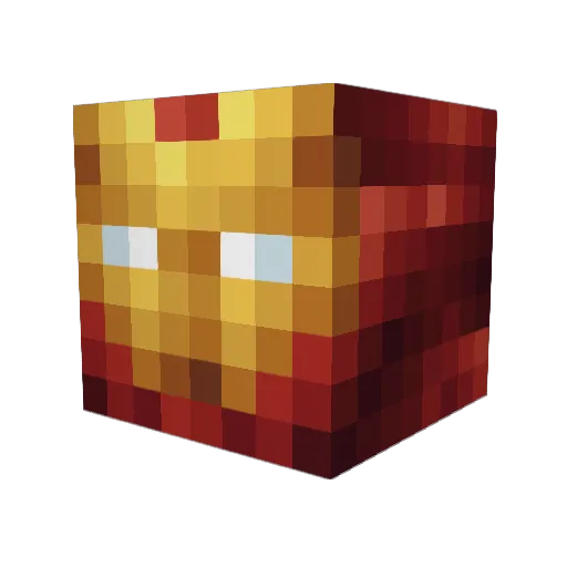 Gusty46 Minecraft avatar head, 3D render