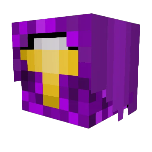 GustyDig_ Minecraft avatar head, 3D render