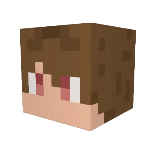 GustyInferno Minecraft avatar head, 3D render