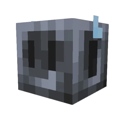 Guswy Minecraft avatar head, 3D render