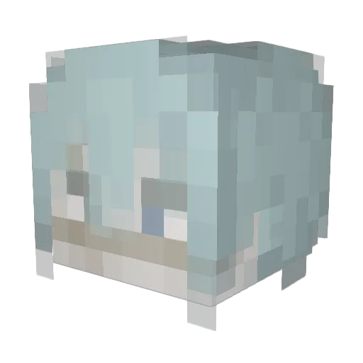 Guszak_ Minecraft avatar head, 3D render