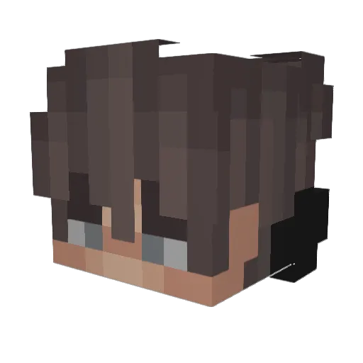Guszz_ Minecraft avatar head, 3D render
