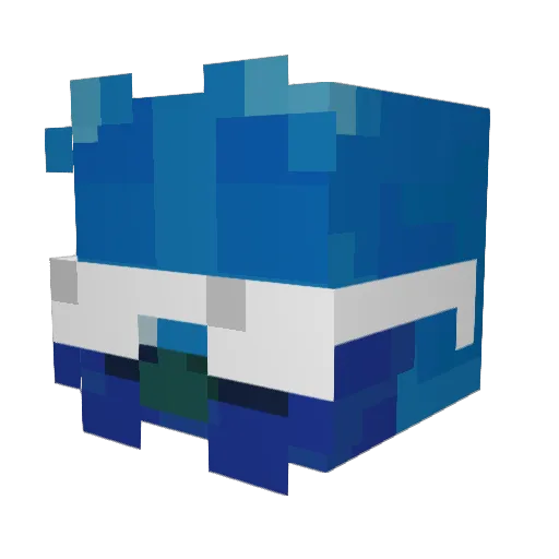 GutekkYT Minecraft avatar head, 3D render