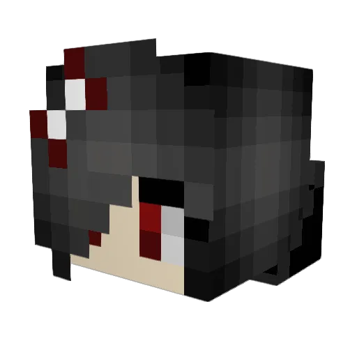 Guth80 Minecraft avatar head, 3D render