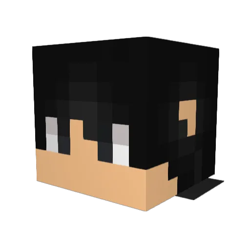 Gutnig Minecraft avatar head, 3D render