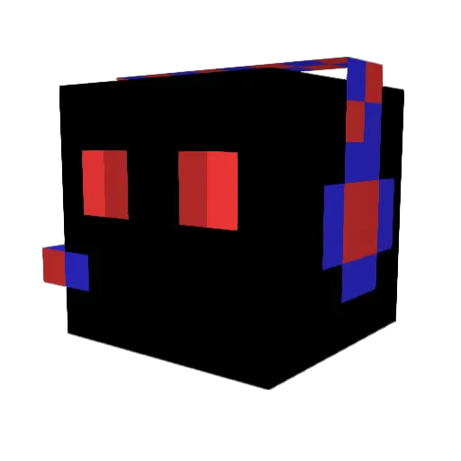 Guto_Ninja_BR Minecraft avatar head, 3D render