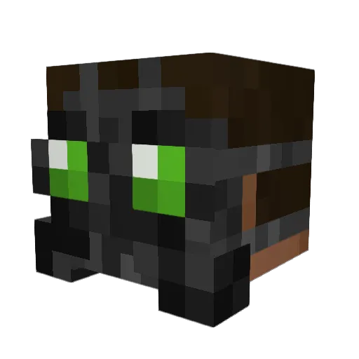 Guts3512 Minecraft avatar head, 3D render