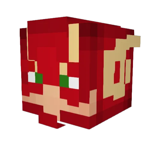 Gutschi1234 Minecraft avatar head, 3D render