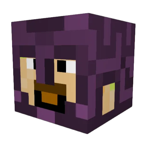 GutsherrAlex700 Minecraft avatar head, 3D render