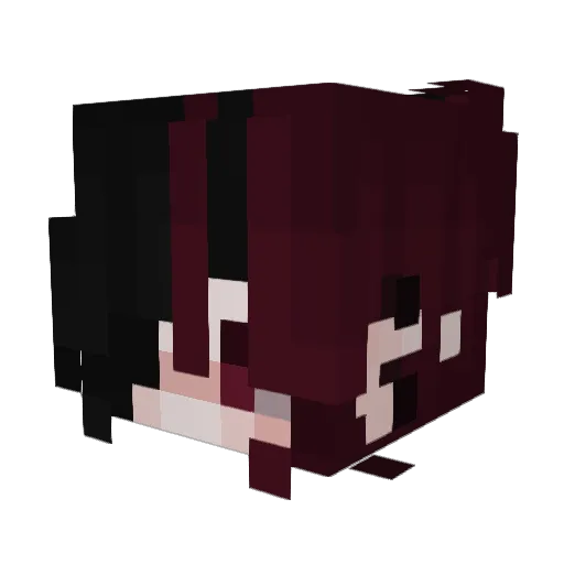 Gutz_vv Minecraft avatar head, 3D render