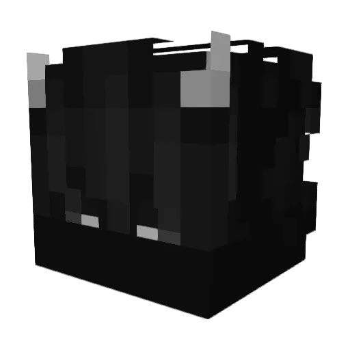Guuchy Minecraft avatar head, 3D render