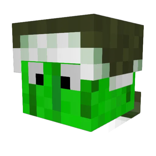 Guurke_ Minecraft avatar head, 3D render