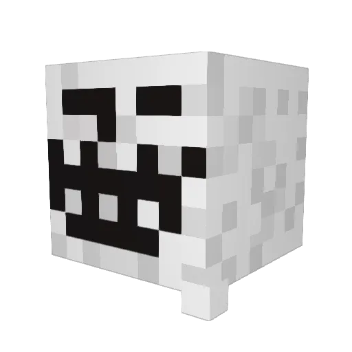 Guuuuuuus_ Minecraft avatar head, 3D render